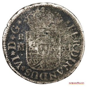 REAL DE PLATA ACUÑADO EN MADRID EN EL AÑO 1746
