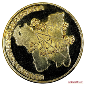 20.000BS 2001, CONMEMORATIVO DE LOS 300 AÑOS DE LA CIUDAD JARDÍN MARACAY