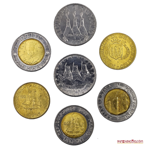 LOTE VARIADO DE MONEDAS DE SAN MARINO EN ALTO GRADO DE CONSERVACIÓN