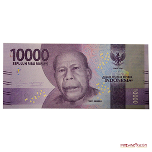 BILLETE DE 10.000 RUPIAS DE INDONESIA DEL AÑO 2016