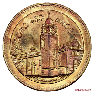 MEDALLA CONMEMORATIVA DE LOS 450 AÑOS DE LA FUNDACIÓN DE CORO
