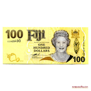 100 DOLLARS DE FIJI, CON EL RETRATO DE LA REINA ISABEL II, 2007