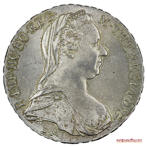 HERMOSO THALER DE MARÍA TERESA EN ALTO GRADO DE CONSERVACIÓN, 1780