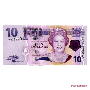 10 DOLLARS DE FIJI, CON EL RETRATO DE LA REINA ISABEL II, 2011
