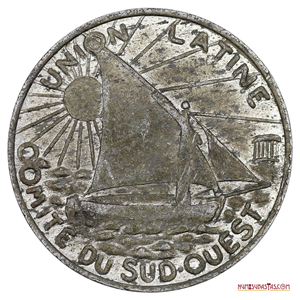 5 CENTIMES DE EMERGENCIA EMITIDOS EN LA GARONNE EN 1927