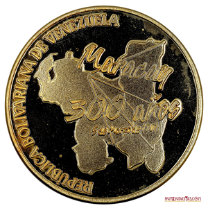 20.000BS 2001, CONMEMORATIVO DE LOS 300 AÑOS DE LA CIUDAD JARDÍN MARACAY