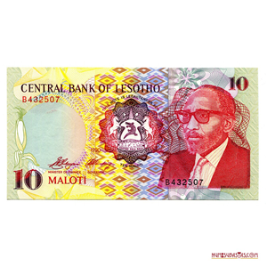 10 MALOTIDE LESOTHO AÑO 1990 EN ALTO GRADO