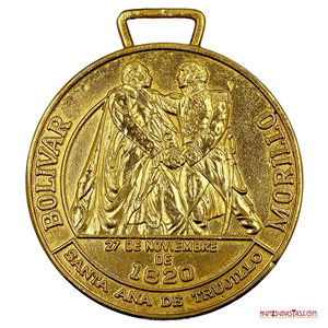 MEDALLA DE LA AMISTAD Y DE LA PAZ EN 1ERA CLASE, MUNICIPIO PAMPÁN (TRUJILLO).