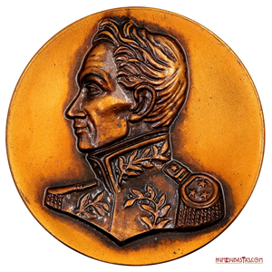 BELLA MEDALLA DEL CENTENARIO DEL DISTRITO FEDERAL AÑO 1964