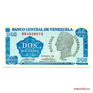 BILLETE DE 2BS, DE OCTUBRE – 5 – 1989, BR7