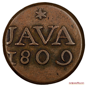 HERMOSO DUIT DE LUIS NAPOLEON EN JAVA AÑO 1809