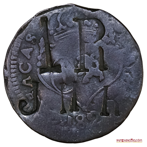 ESCASO RESELLO “1R JMR” EN CUARTILLO DE 1821