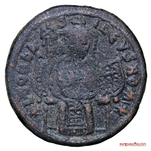 FOLLIS DE LEÓN VI “EL SABIO” ACUÑADO ENTRE EL 886 Y EL 912 DC