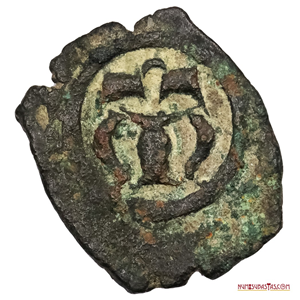 TARI DE SICILIA ACUÑADO BAJO EL TRONO DE MANFREDO ENTRE LOS AÑOS 1.258 Y EL 1.266