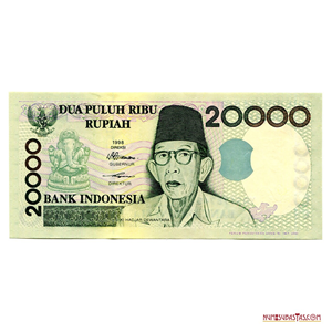 ESCASAS 20.000 RUPIAS DE INDONESIA DEL AÑO 1998