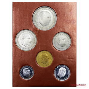 EL ÚLTIMO SET DE PRUEBAS NUMISMÁTICAS DE FRANCISCO FRANCO