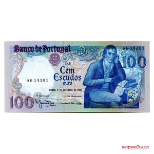 100 ESCUDOS DE PORTUGAL DE 1980 EN ALTO GRADO