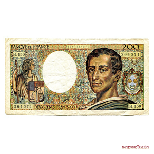 IMPONENTE BILLETE DE 200 FRANCOS DE 1992 