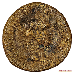 DUPONDIO ROMANO DEL EMPERADOR DOMICIANO ACUÑADO EN EL AÑO 80DC
