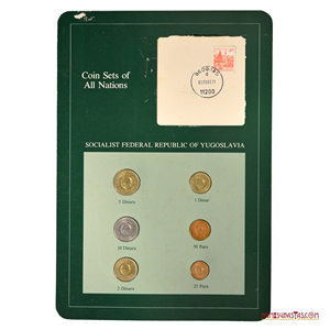 MINT SET DE YUGOSLAVIA DE 1982 CON SOBRE DE PRIMER DÍA