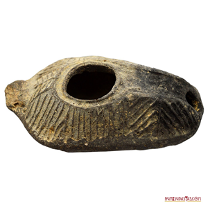 LUCERNA O LAMPARA DE TERRACOTA, CIRCA SIGLO II