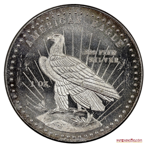 ONZA DE PLATA PURA DE WORLD WIDE MINT 1981