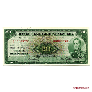 HERMOSO Y ESCASO 20BS DE MAYO-10-1966 G7 EN ALTO GRADO DE CONSERVACIÓN