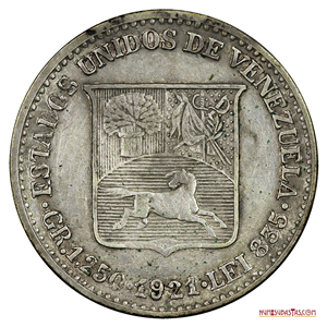 ATRACTIVO MEDIO O 25 CÉNTIMOS DEL AÑO 1921