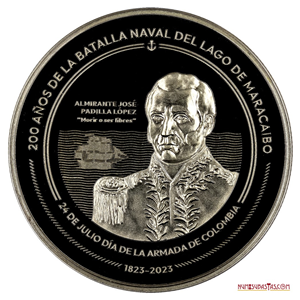 10.000 PESOS DEL BICENTENARIO DE LA BATALLA NAVAL DE MARACAIBO 2023
