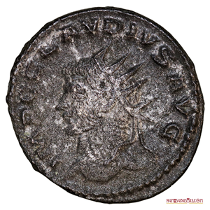 ANTONINIANO O DOBLE DENARIO DEL EMPERADOR CLAUDIO II “EL GÓTICO”, 268-270DC