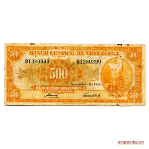 CANARIO O 500BS DE NOVIEMBRE – 8 – 1956 SERIE B7