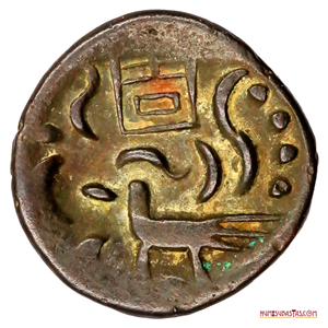 MONEDA DE 2 PE DE CAMBOYA ACUÑADA A PARTIR DEL AÑO 1847