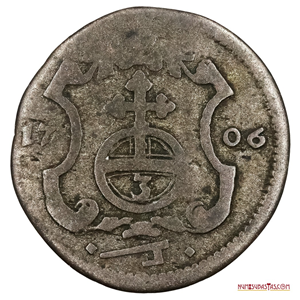 1 PEFENNJIG DE DRESDEN BAJO LA DINASTÍA SAJONIA ALBERTINA AÑO 1706 ILH