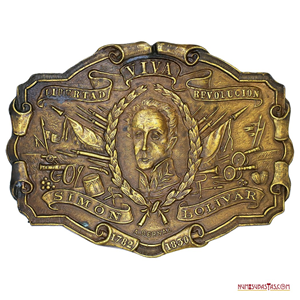 ESCASA HEBILLA SIMÓN BOLÍVAR DE USA