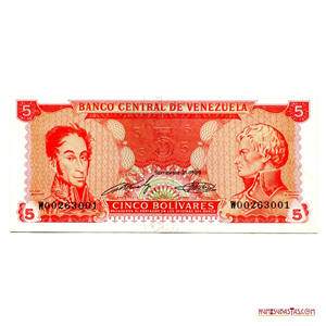 REPOSICIÓN DE 5BS, SEPTIEMBRE – 21 – 1989, SERIE W8