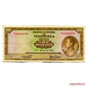 DIFÍCIL 100BS DE JUNIO-2-1964 SERIE P7