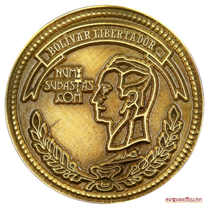 MEDALLA CONMEMORATIVA DEL BICENTENARIO DE LA BATALLA DE CARABOBO POR NUMISUBASTAS