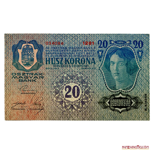 20 KRONEN AUSTRIACOS CON FECHA 1913 EN ALTO GRADO DE CONSERVACIÓN
