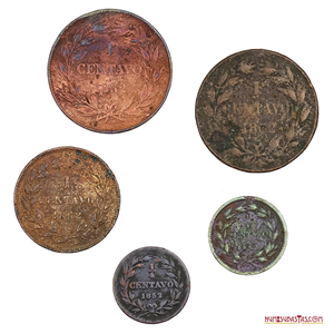 LOTE DE 5 MONAGUEROS VARIADOS