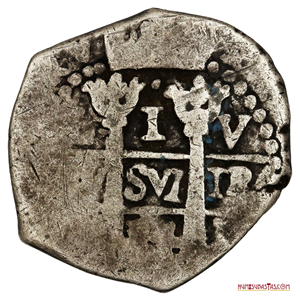 MACUQUINA DE 1 REAL DE LIMA 1684V, ESCASA