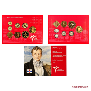 ESPECTACULAR MINT SET DE ANTILLAS HOLANDESAS DEL AÑO 2003