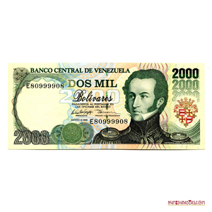 CAPICÚA DE 2.000BS DE AGOSTO-6-1998 E80999908