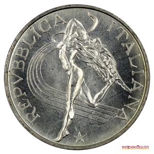 500 LIRAS DE PLATA 1987. CAMPEONATO MUNDIAL DE ATLETISMO