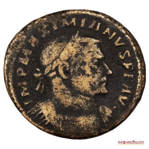 FOLLIS DEL PRIMER REINADO DE MAXIMIANO ACUÑADO ENTRE EL 286 Y EL 305DC