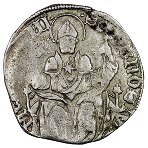 HERMOSO GROSSO DE PLATA DEL DUCADO DE MILÁN 1412 - 1447