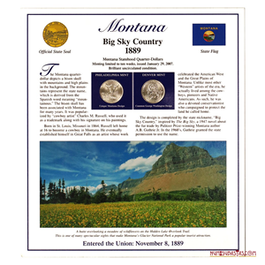 SET DE LOS ¼$ DE MONTANA  2007  CECAS P Y D CON ESTAMPILLAS