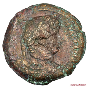 HEMIDRACMA DE LA PROVINCIA DE ALEJANDRÍA ACUÑADO BAJO ADRIANO CIRCA 125DC