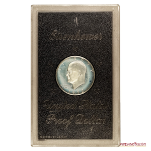 GRAN PIEZA PROOF DE 1$ EISENHOWER DE PLATA DE 1972 PROOF