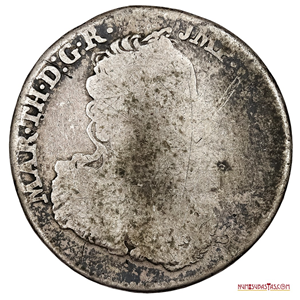 1/8 DUKATON DE 1751 ACUÑADO EN PLATA EN AMBERES