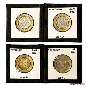 SET DE 4 PIEZAS DE 1BSF DE 2007 CON PROGRESIÓN DE GIRO